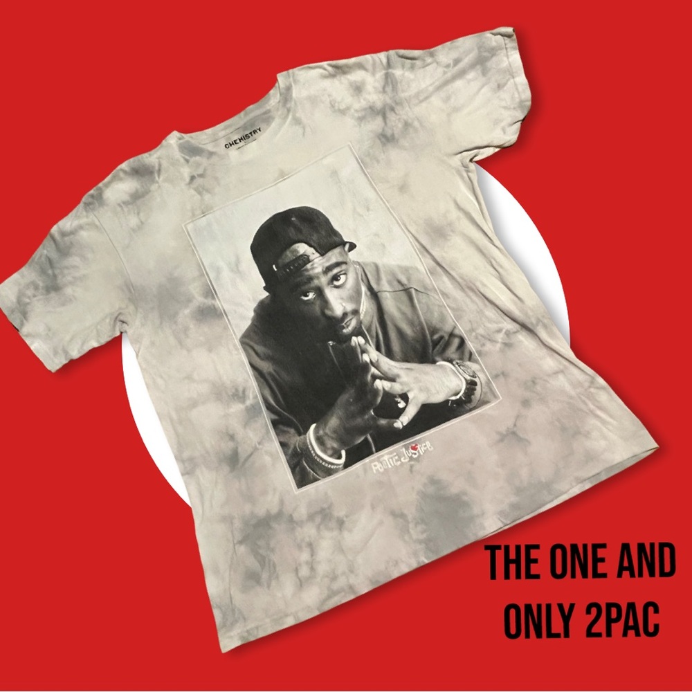 Vintage Retro 90’s Tupac Shakur "Poetic Justice" Chemistry Graphic T-Shirt L